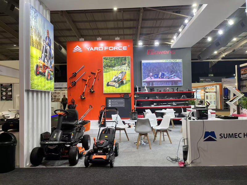 Yard Force and PowerG product display at Big 5 Construct South Africa 2025