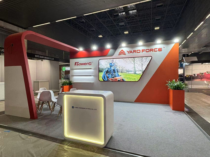 Yard Force and PowerG stand at Industry Tools by Ferroforma 2025