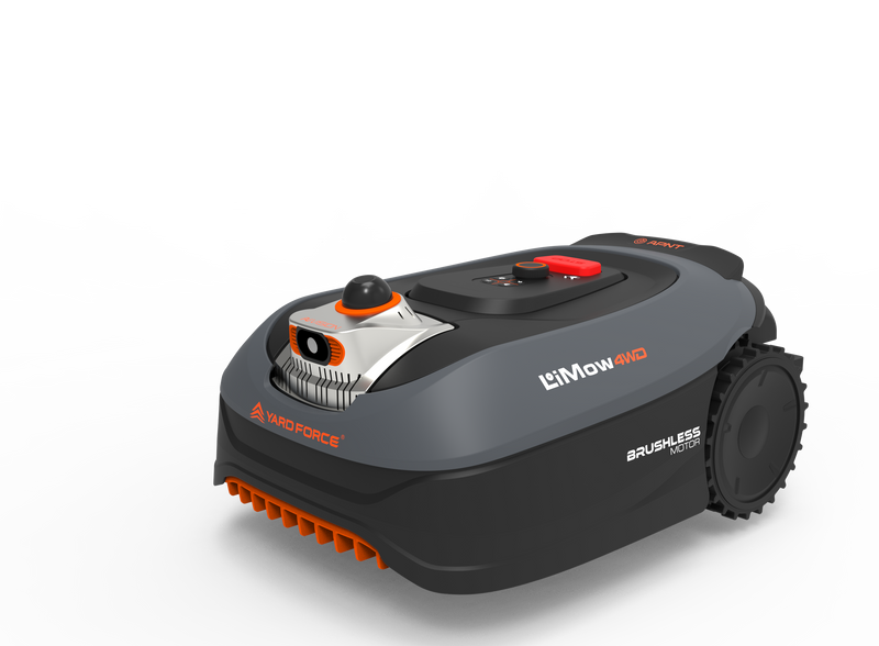 Yard Force robotic lawn mower — product image from the 2026 exhibition materials